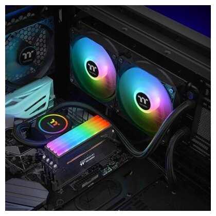 Система водяного охлаждения для процессора Thermaltake Floe RC240 CPU & Memory AIO Liquid Cooler фотография 5