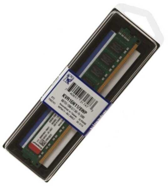 Оперативная память Kingston ValueRAM 8 ГБ DDR3 DIMM (KVR16N11/8WP) фотография 3