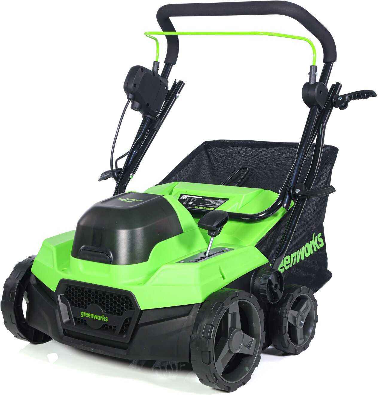 Аэратор скарификатор GREENWORKS GD40SC38II (GD40SC38II) фотография 7