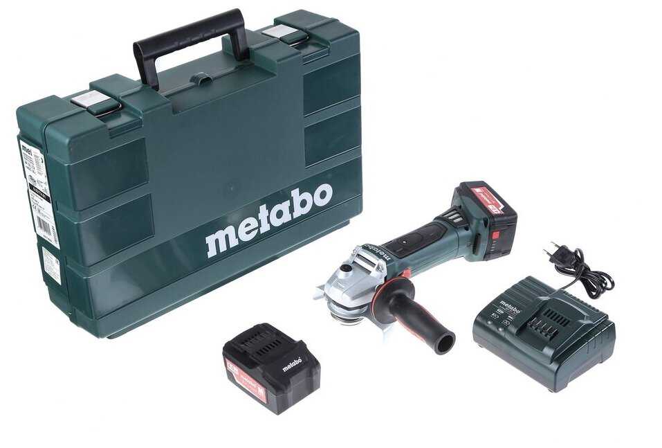 Аккумуляторная УШМ Metabo W 18 LTX 125 Quick (602174610) фотография 3