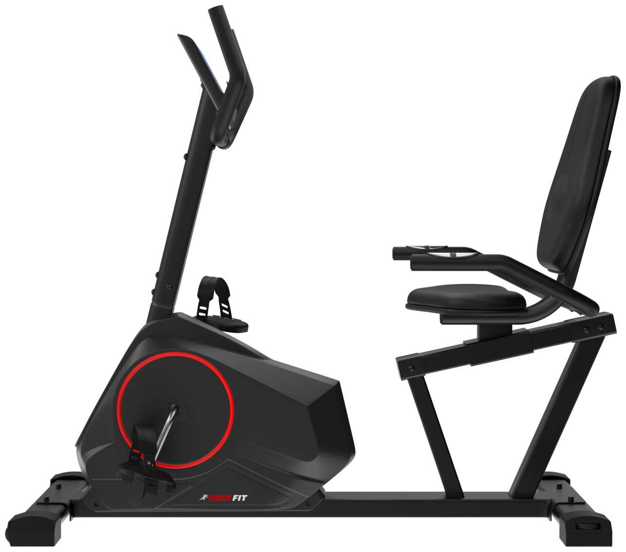 Горизонтальный велотренажер UNIXFIT BR-390Е + набор для фитнеса фотография 5