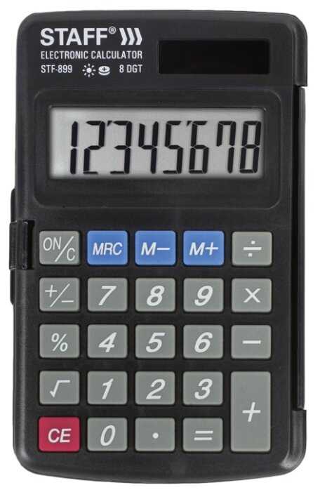 Калькулятор карманный STAFF STF-899