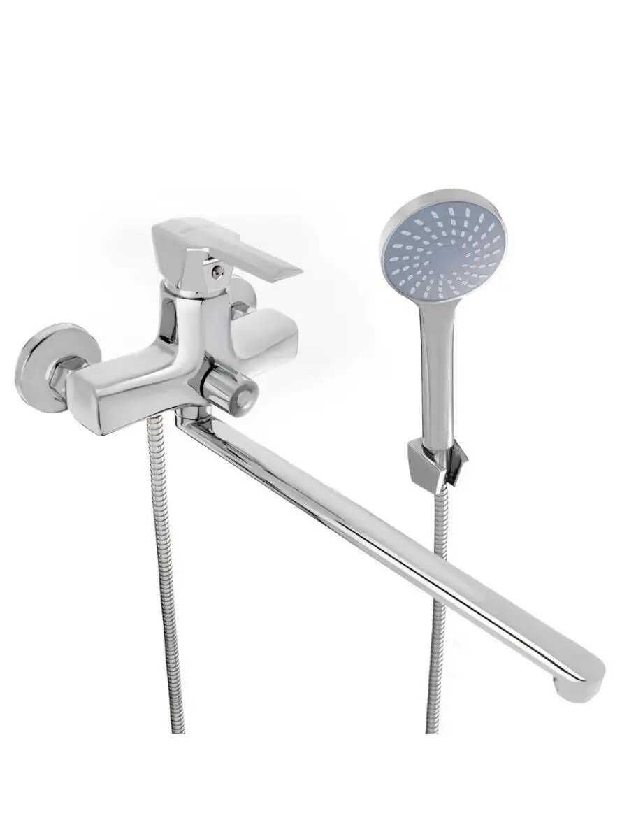 Сантехника Без бренда Смеситель для ванны и душа [с длинным изливом] фотография 9