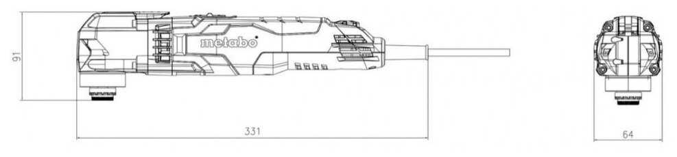 Metabo MT 400 QUICK (601406000) фотография 4