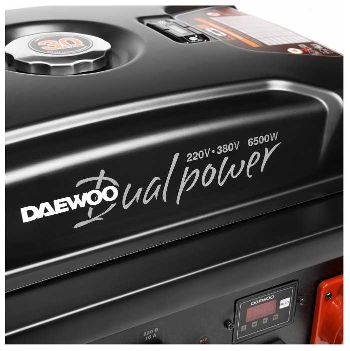 Бензиновый генератор Daewoo Power Products GDA 7500DPE-3, (6500 Вт) фотография 3