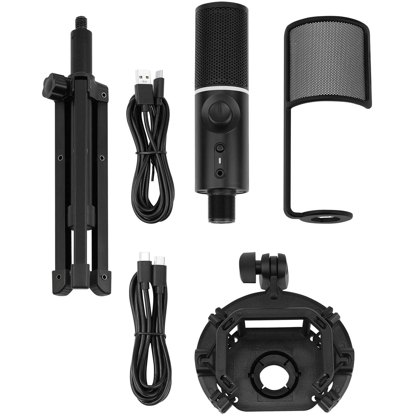 Микрофон Streamplify MIC TRIPOD (MIC-48-RGB-TP-BK) фотография 8