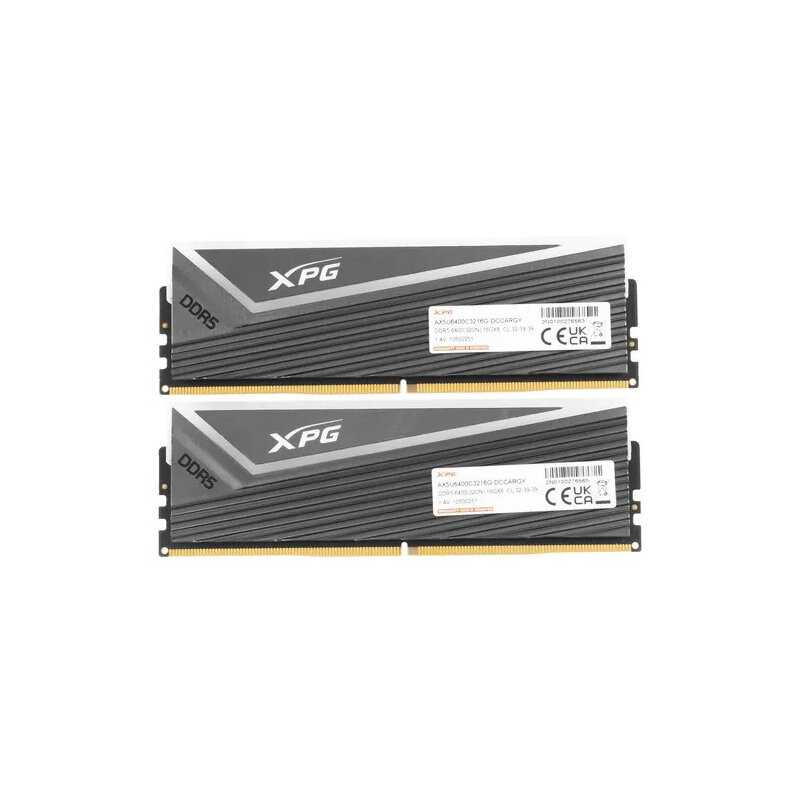 Оперативная память ADATA XPG CASTER RGB DDR5 6400 МГц (AX5U6400C3216G-DCCARGY) фотография 13