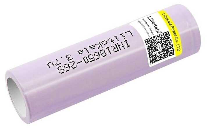 Аккумулятор 18650 высокотоковый 2600mAh 20A LiitoKala 26S Li-ion (1,2,3,4,5 шт) фотография 1