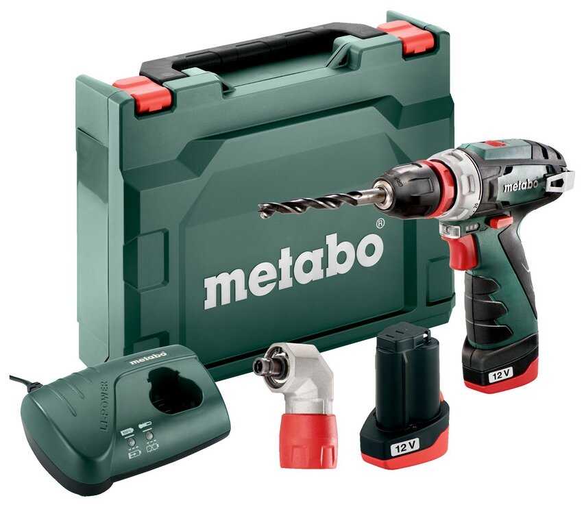 Аккумуляторная дрель-шуруповерт Metabo PowerMaxx BS Quick Basic 600156950