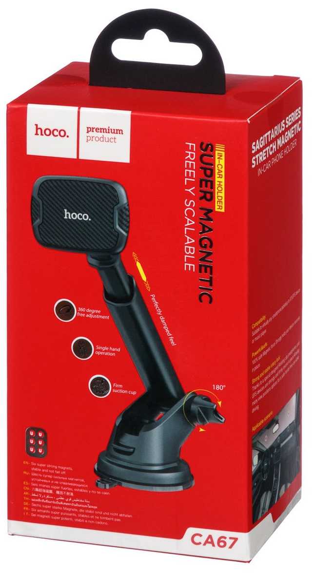 Магнитный держатель hoco. CA67 фотография 6