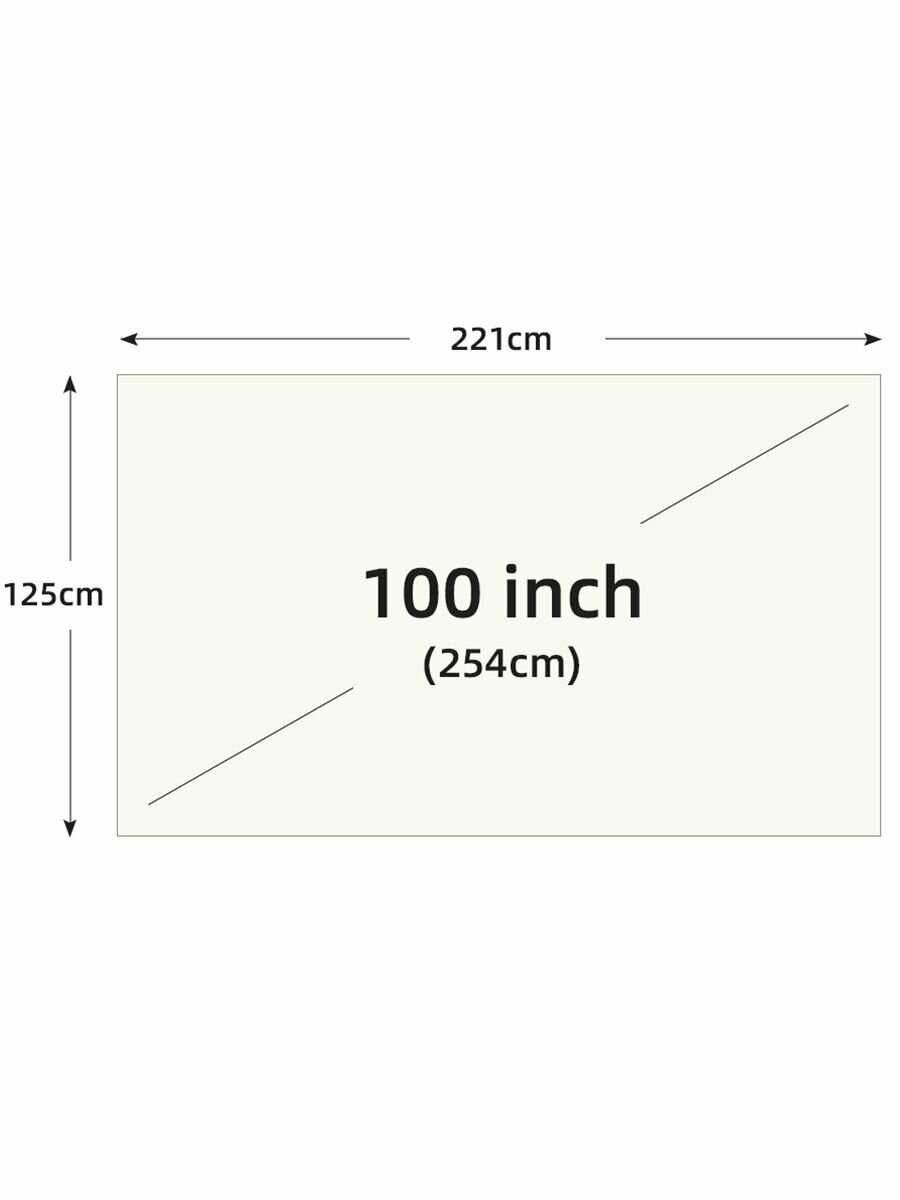 Экран для проектора ALR Антибликовый фотография 19