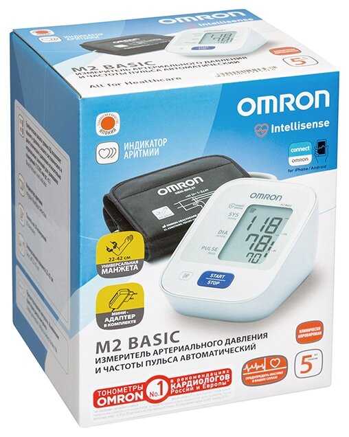 Тонометр Omron M2 Basic (HEM-7121) фотография 12
