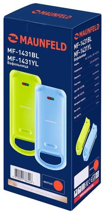 Вафельница MAUNFELD Вафельница (MF-1431) фотография 17