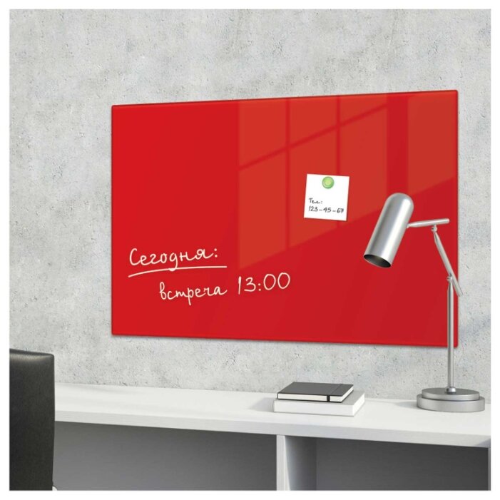 Доска стеклянная магнитно-маркерная BRAUBERG 236746 фотография 3