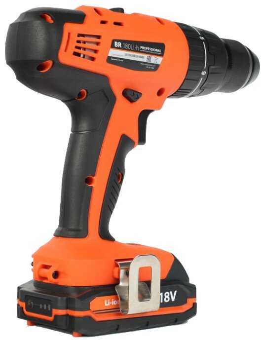 Аккумуляторная ударная дрель-шуруповерт PATRIOT BR 180UES-h 180301460 фотография 2
