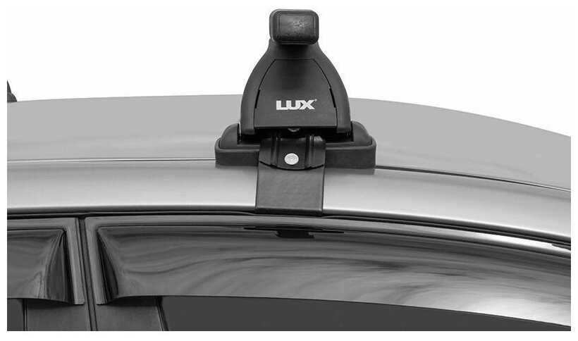 Багажник на крышу LUX прямоугольные дуги 1,4м Фольксваген Каравелла Т5 2003-2015, а:21158-41 фотография 1