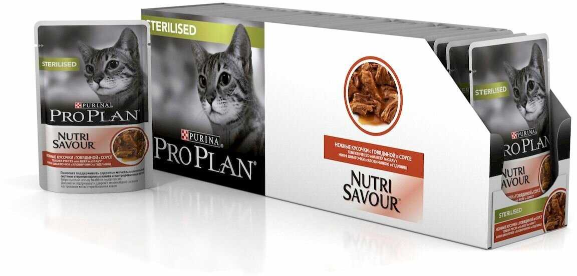 Корм Pro Plan Nutri Savour с говядиной фотография 4