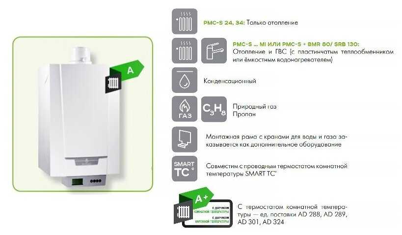 Конденсационный газовый котел De Dietrich NANEO S PMC-S 24/28 MI, двухконтурный фотография 4