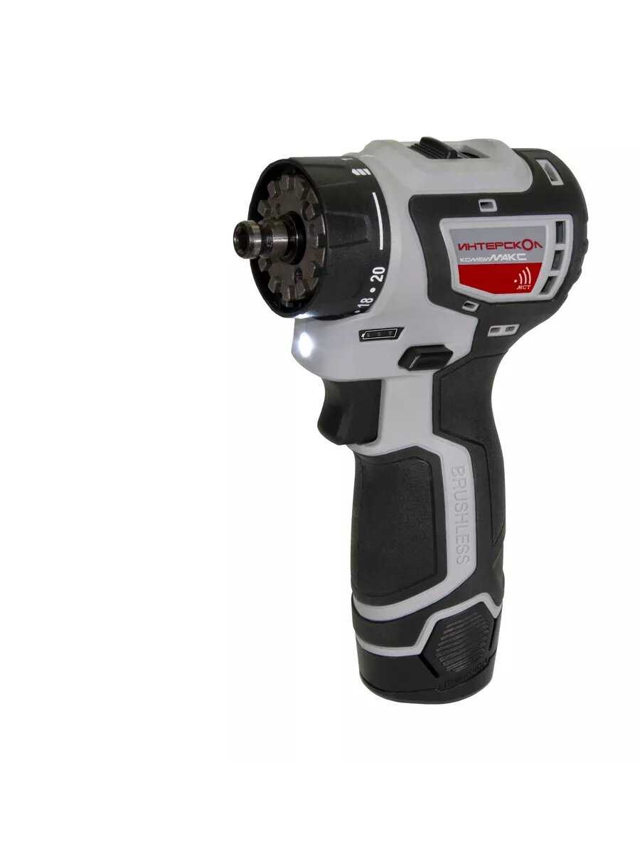 Аккумуляторная дрель-шуруповерт Интерскол КомбиМАКС ДА-10/12В [687.2.2.78] фотография 2
