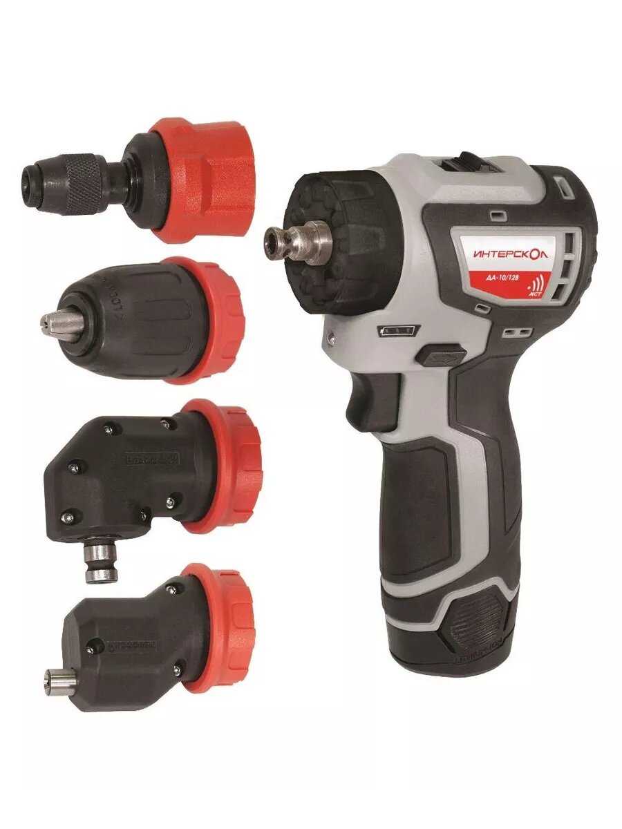 Аккумуляторная дрель-шуруповерт Интерскол КомбиМАКС ДА-10/12В [687.2.2.78] фотография 3