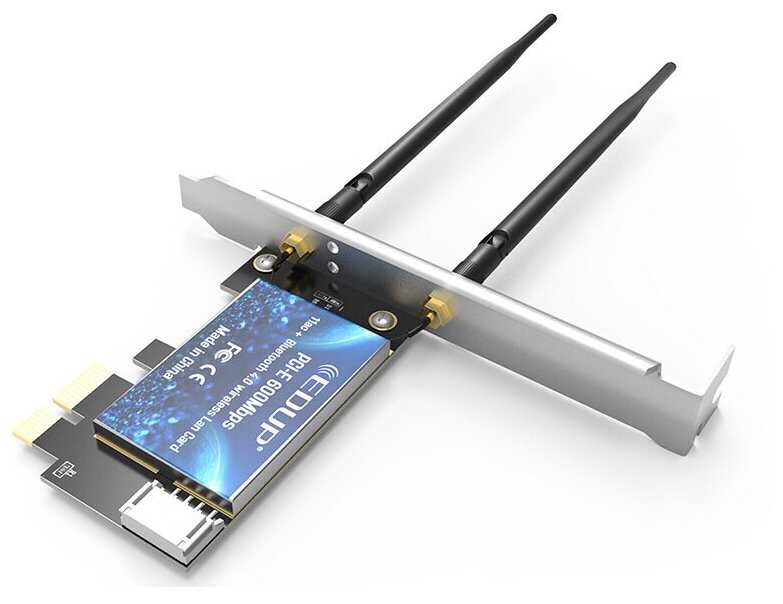 Сетевая карта MyPads PCIE WI-FI Bluetooth 4.0 600Мбит/с 2.4GHz/5GHz (EP-AC1605) фотография 5