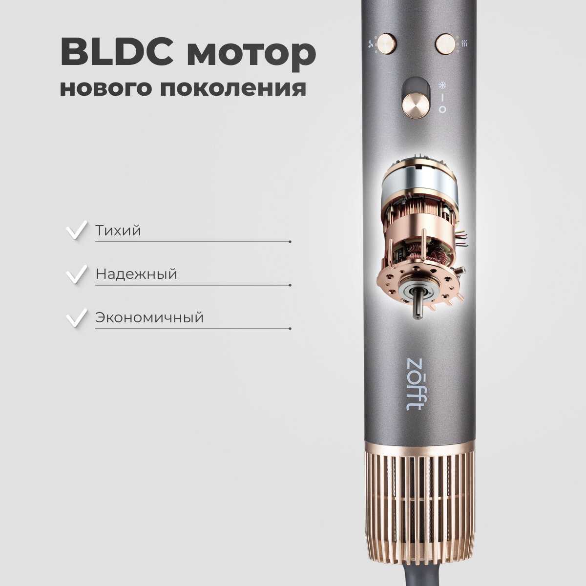 Профессиональный фен для волос Zofft Air Gloss Pro (HS-102W) фотография 22