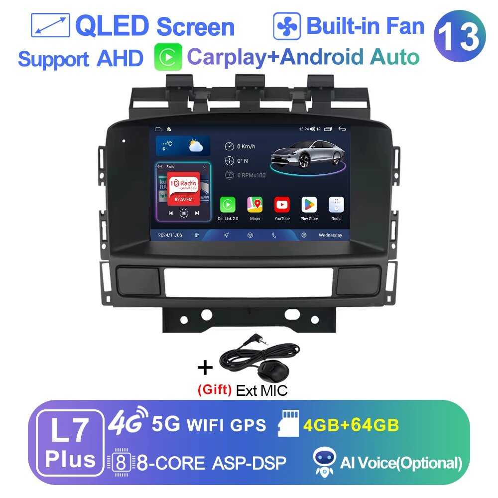 Автомагнитола LEHX L6Pro, 2DIN, Android 12, для Buick Excelle GT XT Opel Astra J 2010-2013 CD300 CD400 фотография 31