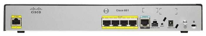 Маршрутизатор Cisco C881-K9 фотография 1