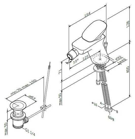 Смеситель Am.Pm F70A83100 фотография 14