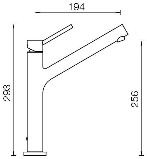 Смеситель для кухни (мойки) Schock Dion (медь), рычажный фотография 1