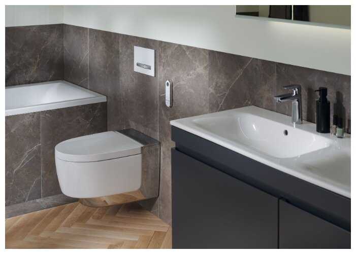 Унитаз-биде подвесной GEBERIT AquaClean Mera Comfort 146.214.21.1 с горизонтальным выпуском фотография 15