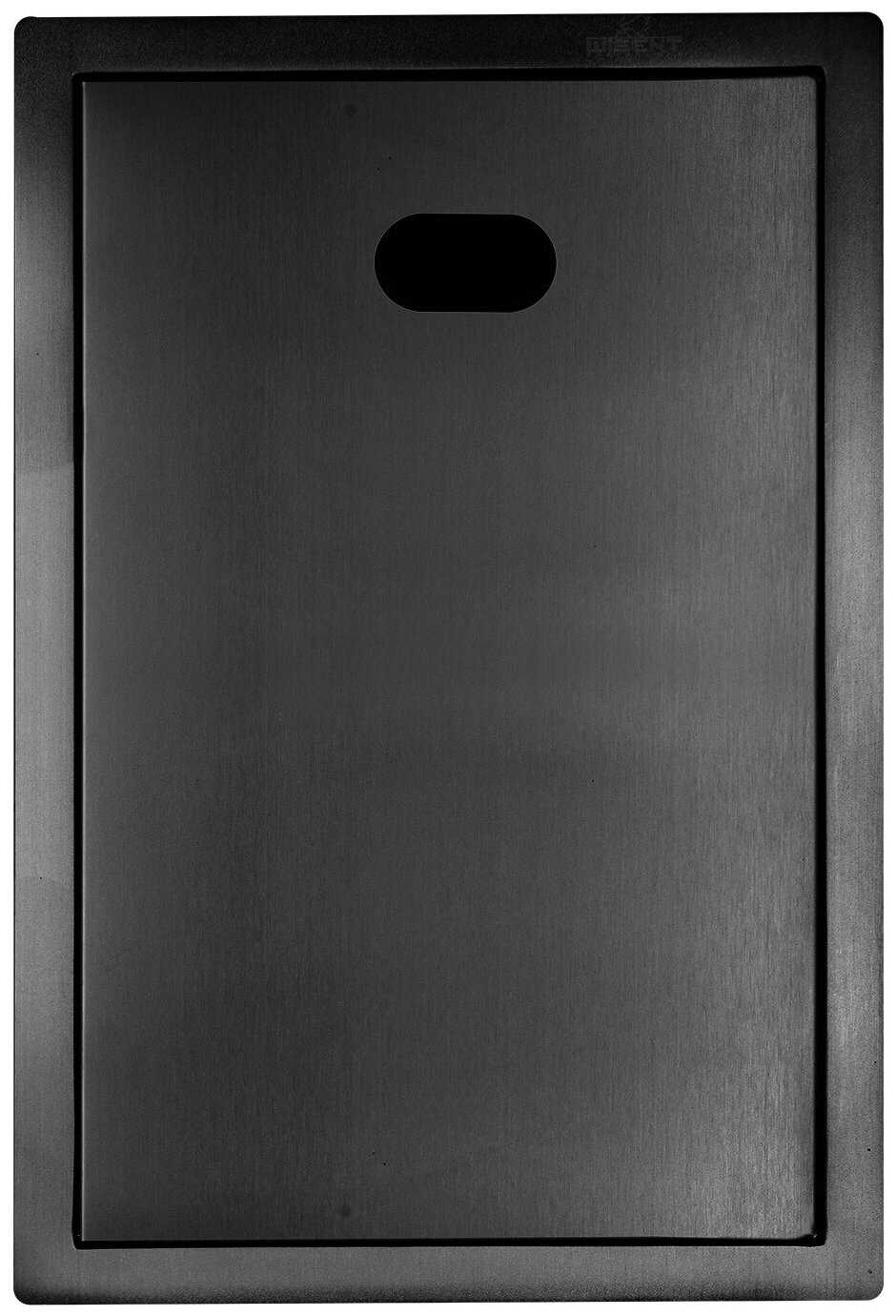 Кухонная мойка из нержавеющей стали с PVD покрытием WISENT WXS33045B (45х30) фотография 3