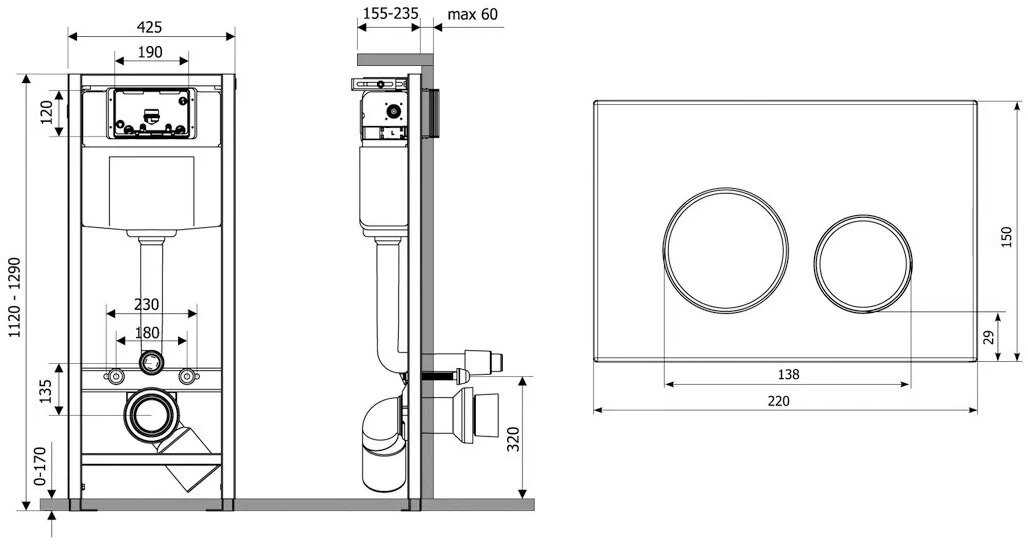 Рамная инсталляция Lavinia Boho RELFIX (770100) фотография 4