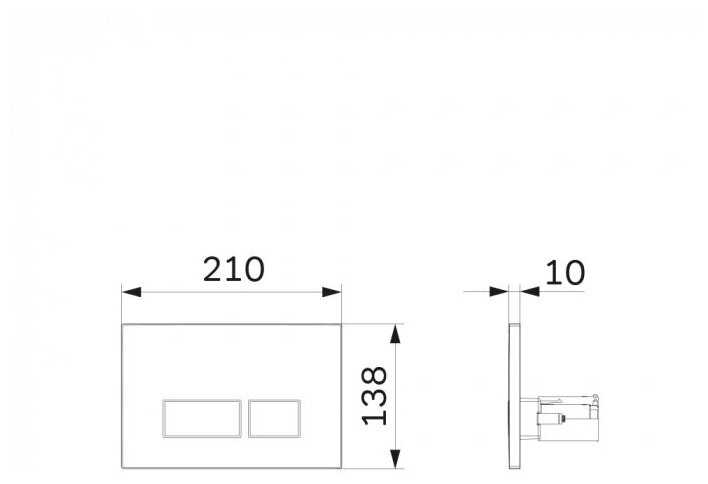 Кнопка смыва AM.PM Pro S (I0470) фотография 5