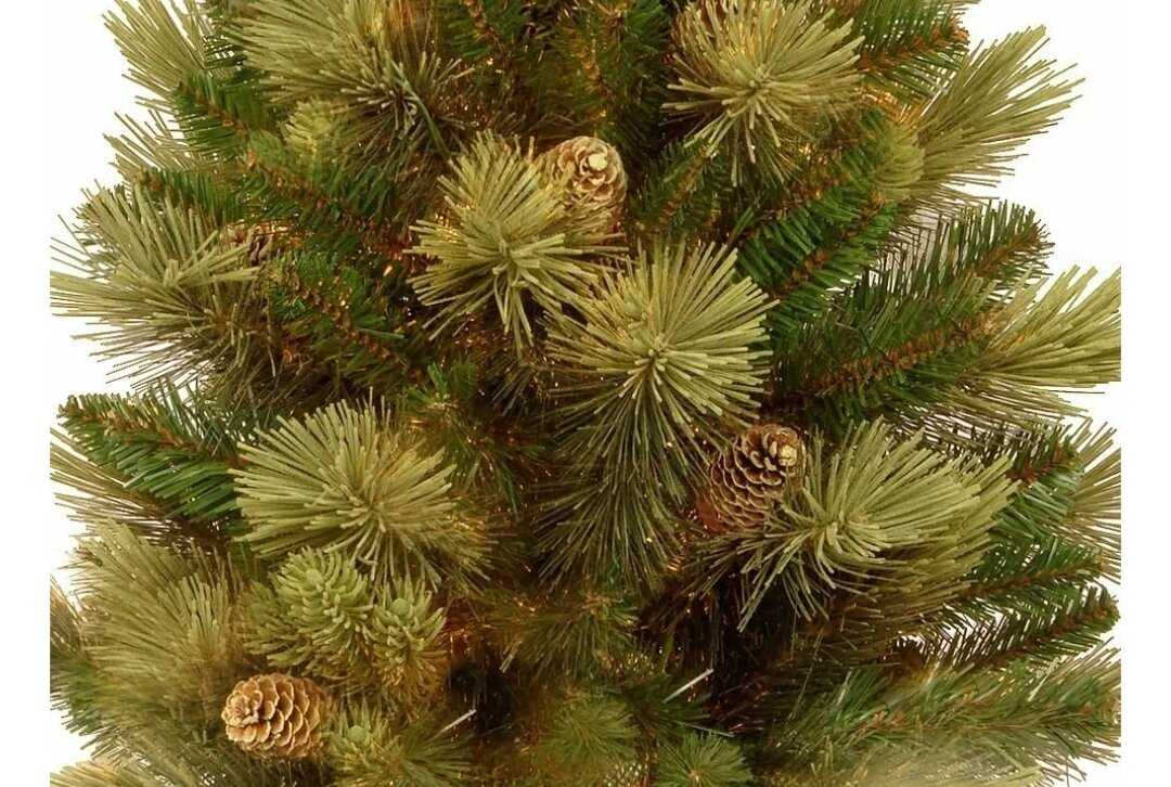 Искусственная сосна National Tree Каролина с шишками (хвоя леска+PVC) фотография 4
