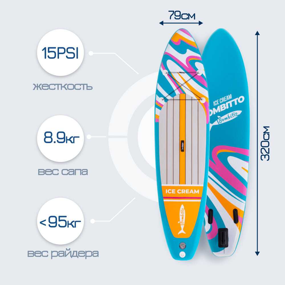 Надувная SUP доска Bombitto Standart Wild (11.5) фотография 6