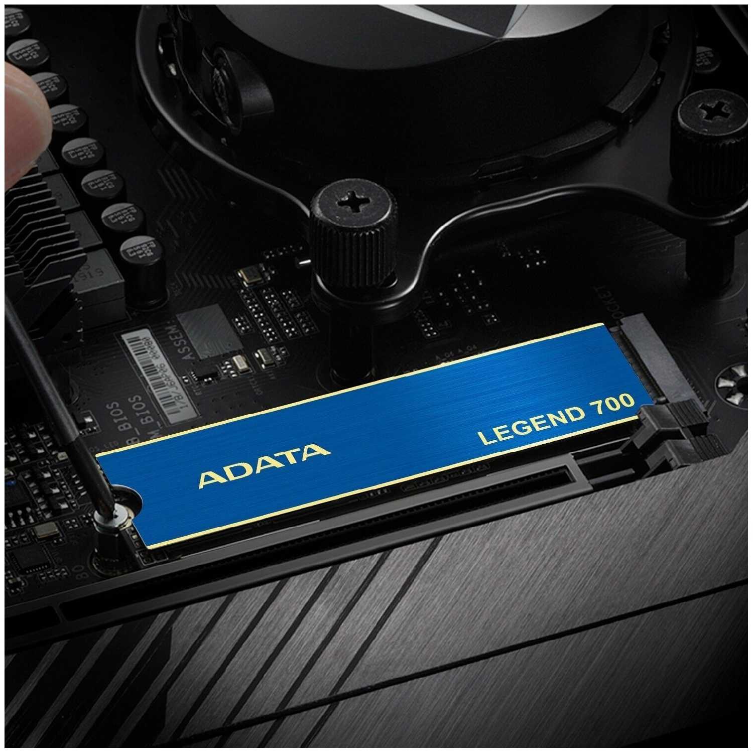 Твердотельный накопитель ADATA 1 ТБ M.2 ALEG-700-1TCS фотография 2