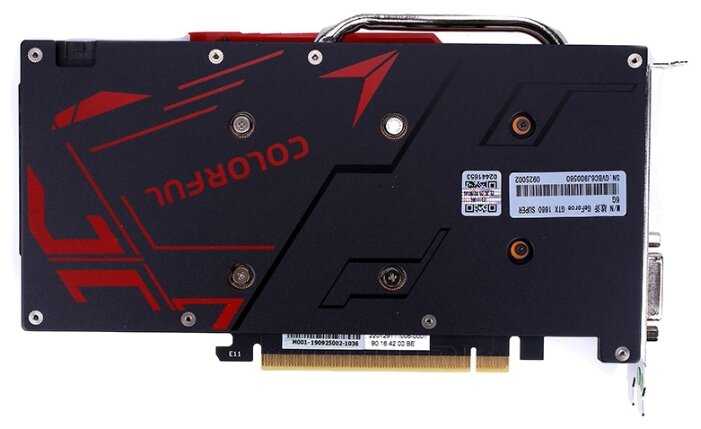 Видеокарта Colorful GeForce GTX 1660 SUPER NB 6G-V фотография 1