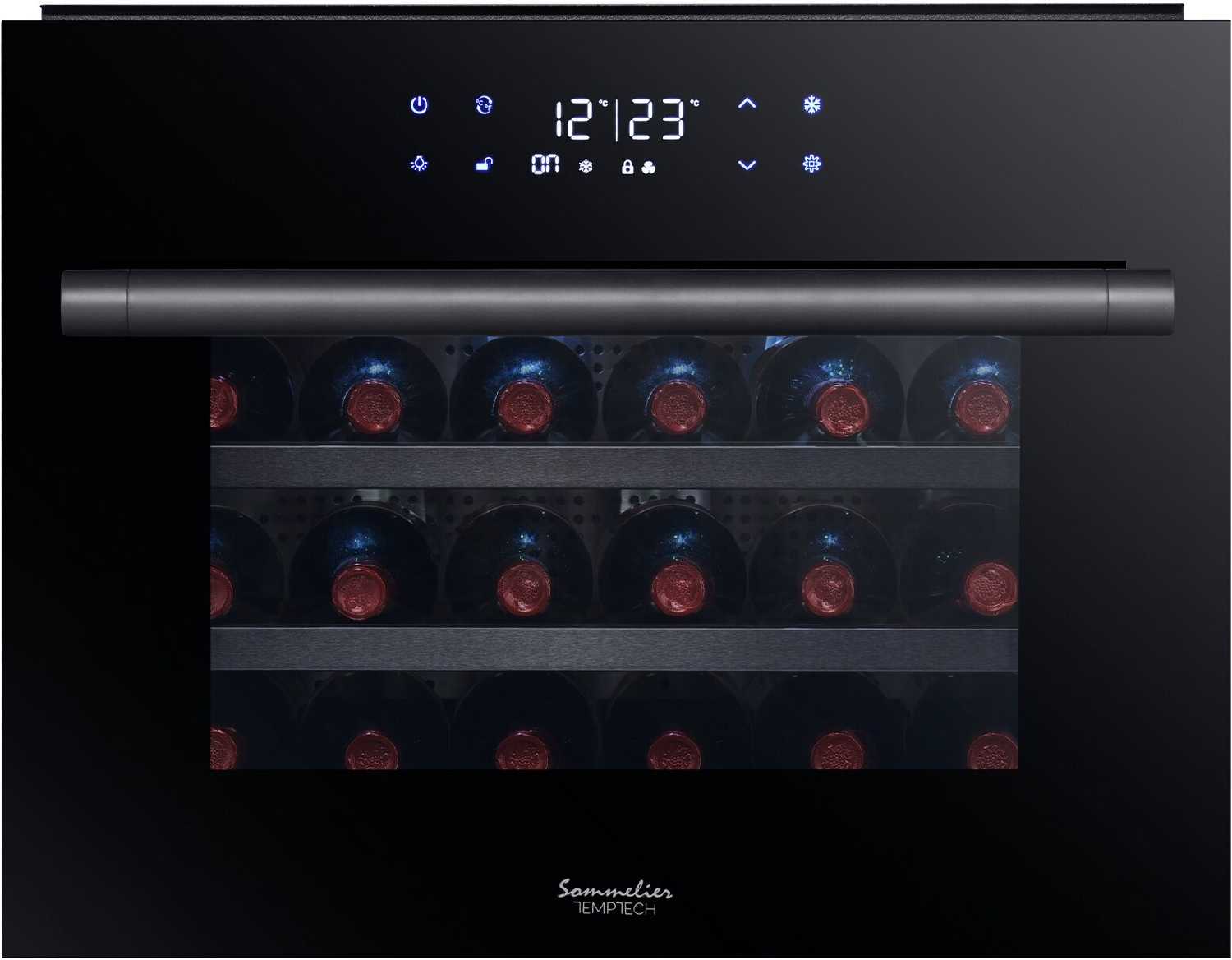 Встраиваемый винный шкаф TEMPTECH SOMZ45SB фотография 12