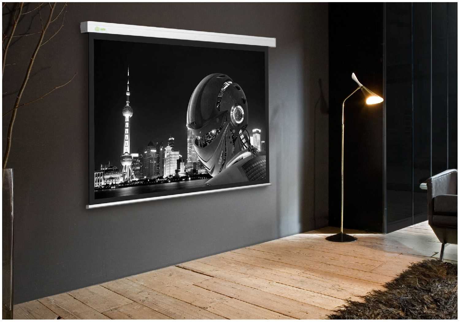 Рулонный cactus Wallscreen (CS-PSW-128x170) фотография 3