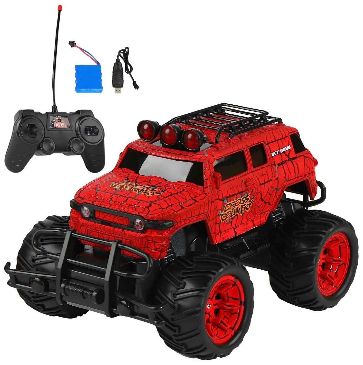 Монстр-трак Autodrive 1100162/1100163, 1:20, 21.5 см фотография 4