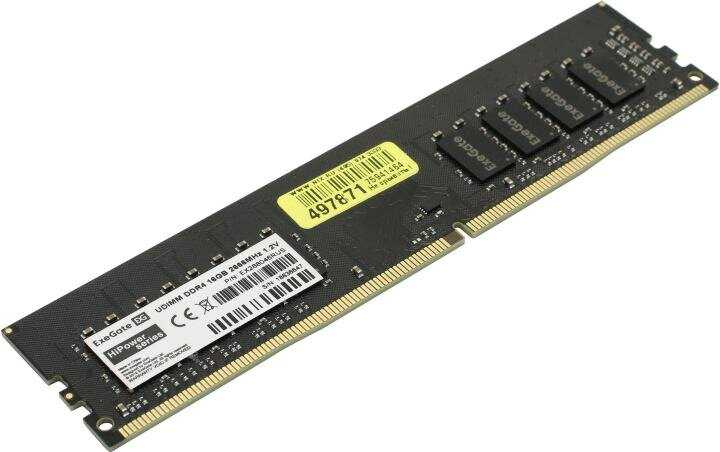 Оперативная память ExeGate 16 ГБ DDR4 DIMM CL19 (EX288046RUS) фотография 3