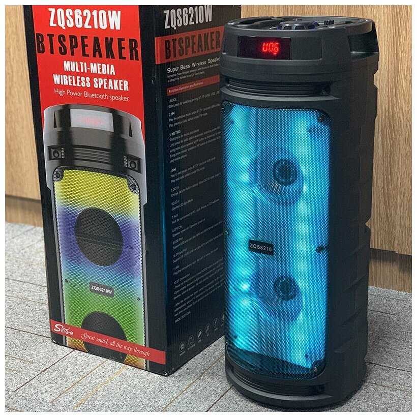 Беспроводная портативная Bluetooth колонка WinStreak Беспроводная портативная Bluetooth колонка (ZQS4248) фотография 29