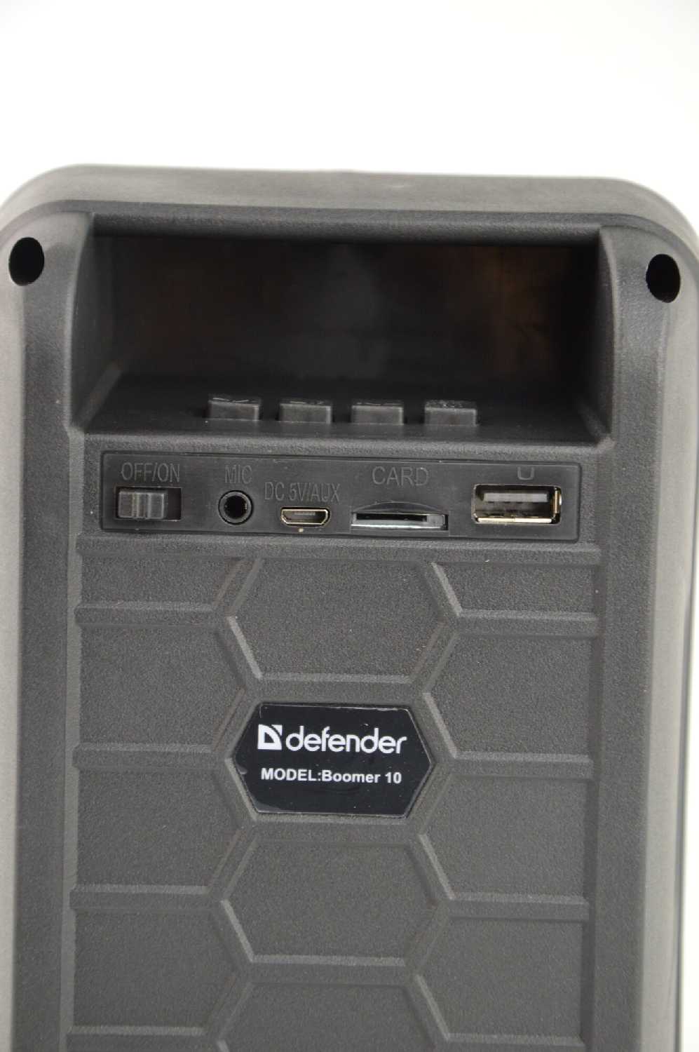 Портативная колонка Defender Boomer 10 (5Вт) фотография 16