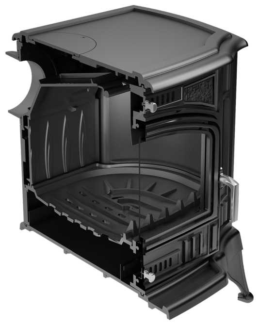 Дровяная печь-камин Kratki KOZA/K9/150 фотография 2