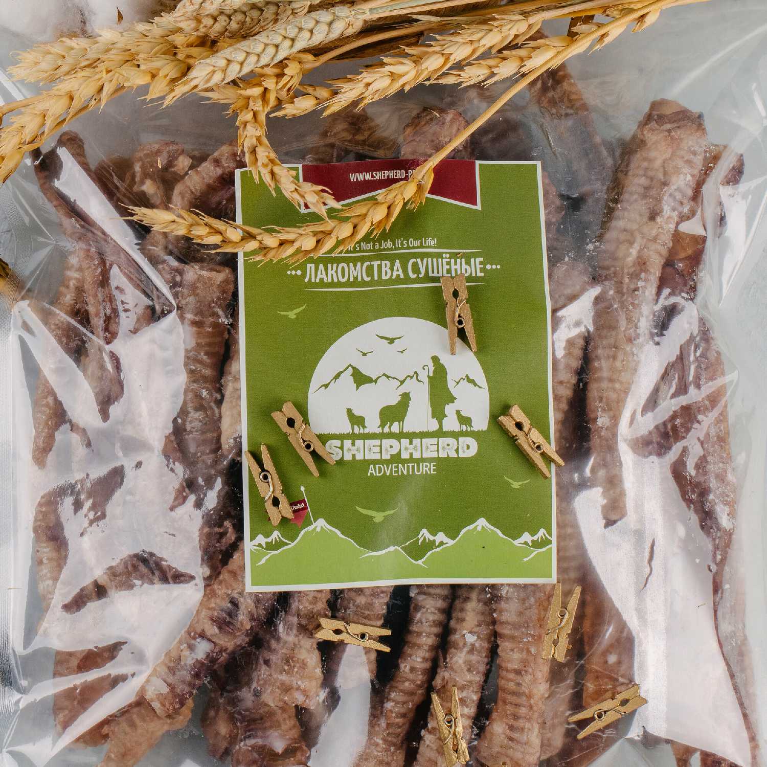Лакомство для собак SHEPHERD TM Бараньи трахеи (50гр) фотография 27