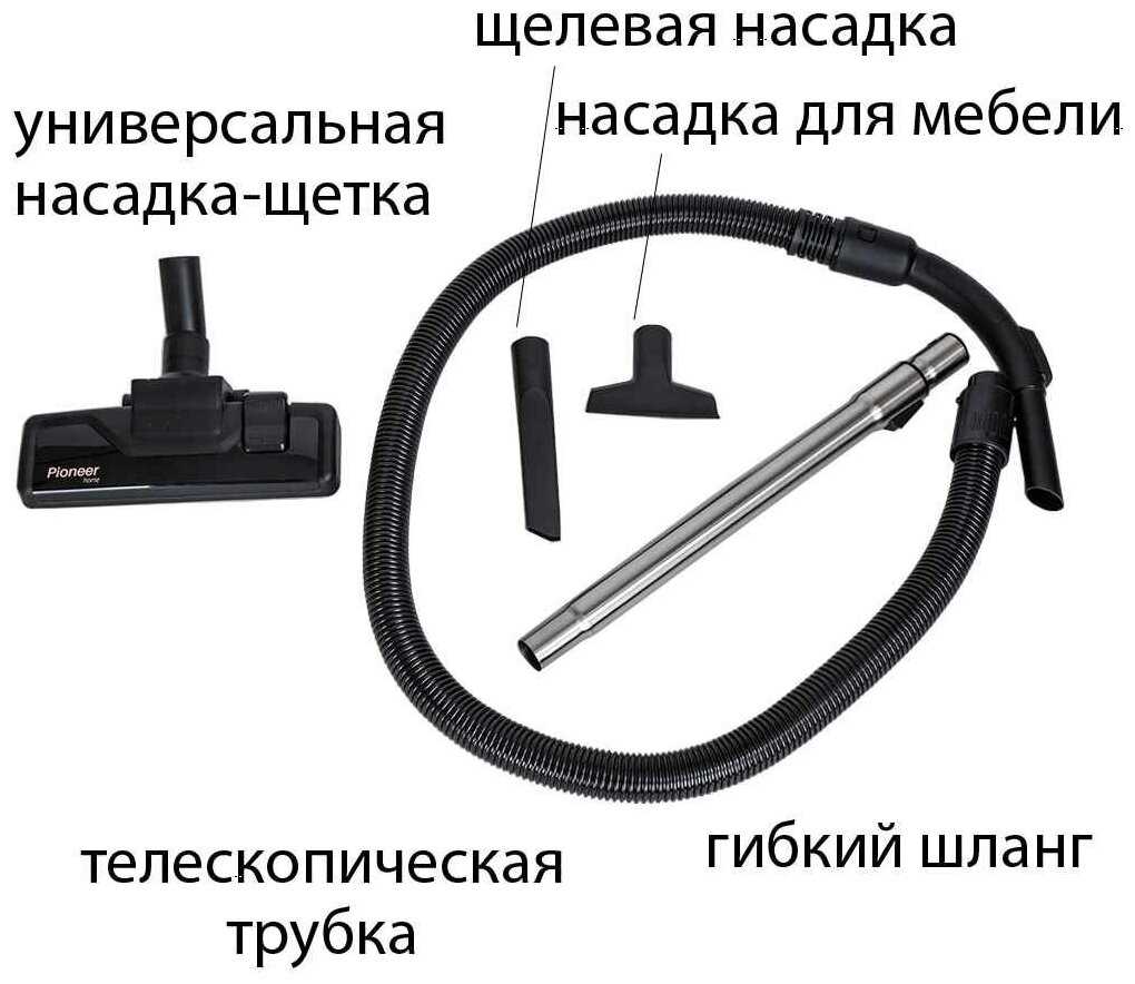 Пылесос бытовой Pioneer VC335C фотография 7