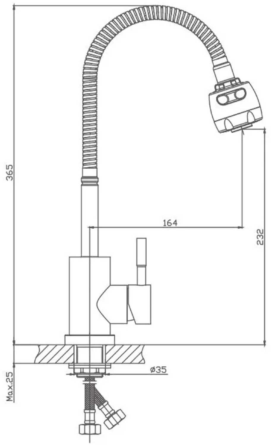 Смеситель для раковины HAIBA HB304 (HB73304) фотография 11