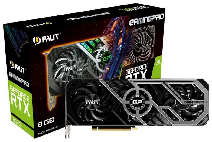 Видеокарта Palit GeForce RTX 3070 GamingPro 8GB (NE63070019P2-1041A) фотография 6