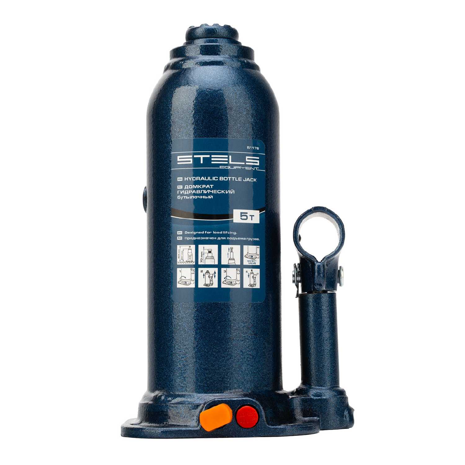 Домкрат бутылочный гидравлический Stels 51175 фотография 18
